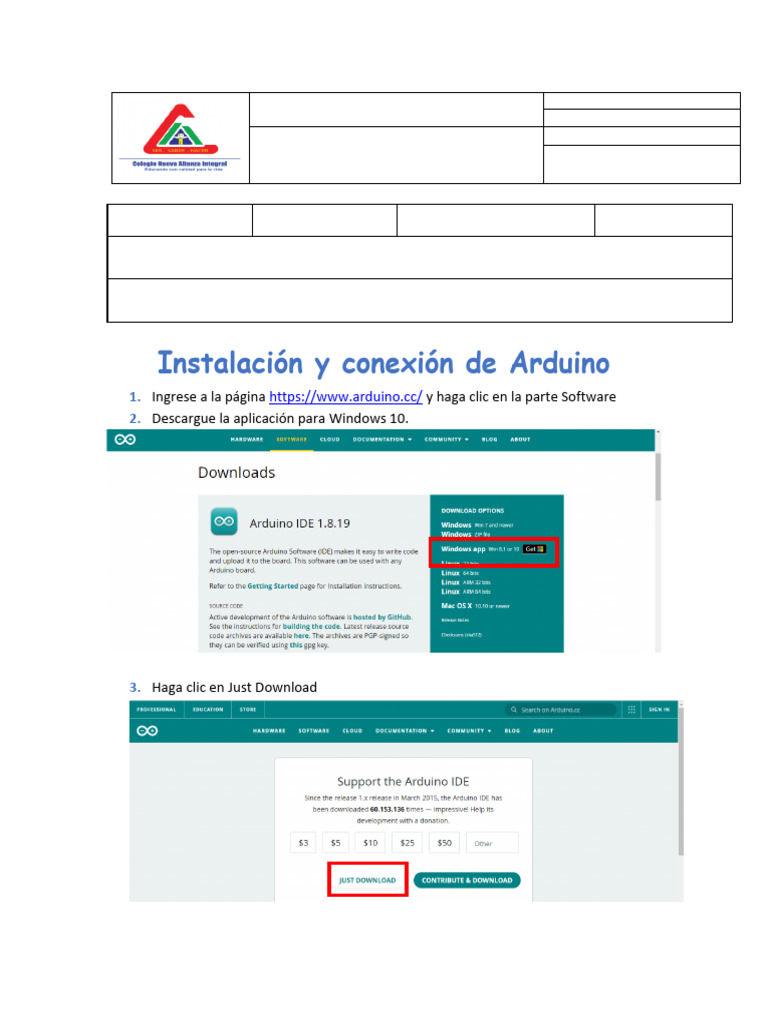 Guía 1 Programación Grado 10º Pdf