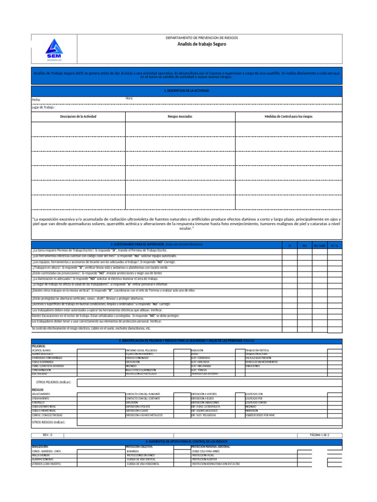 Análisis de Riesgos Laborales y Seguridad | PDF