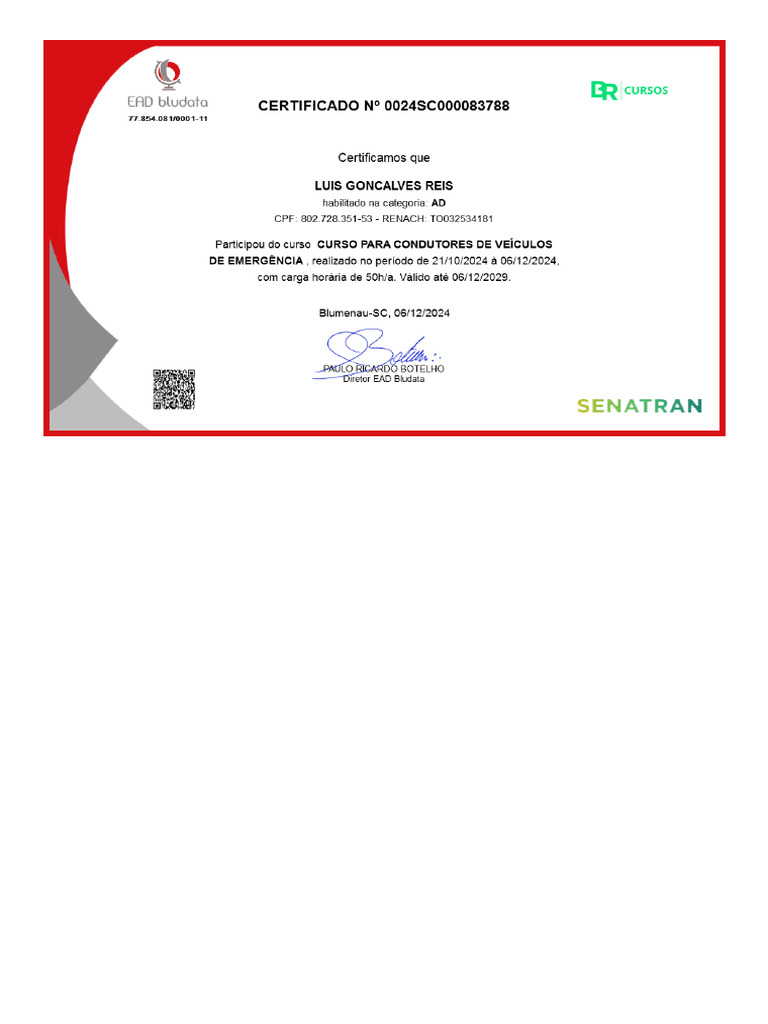 Certifica Do | PDF