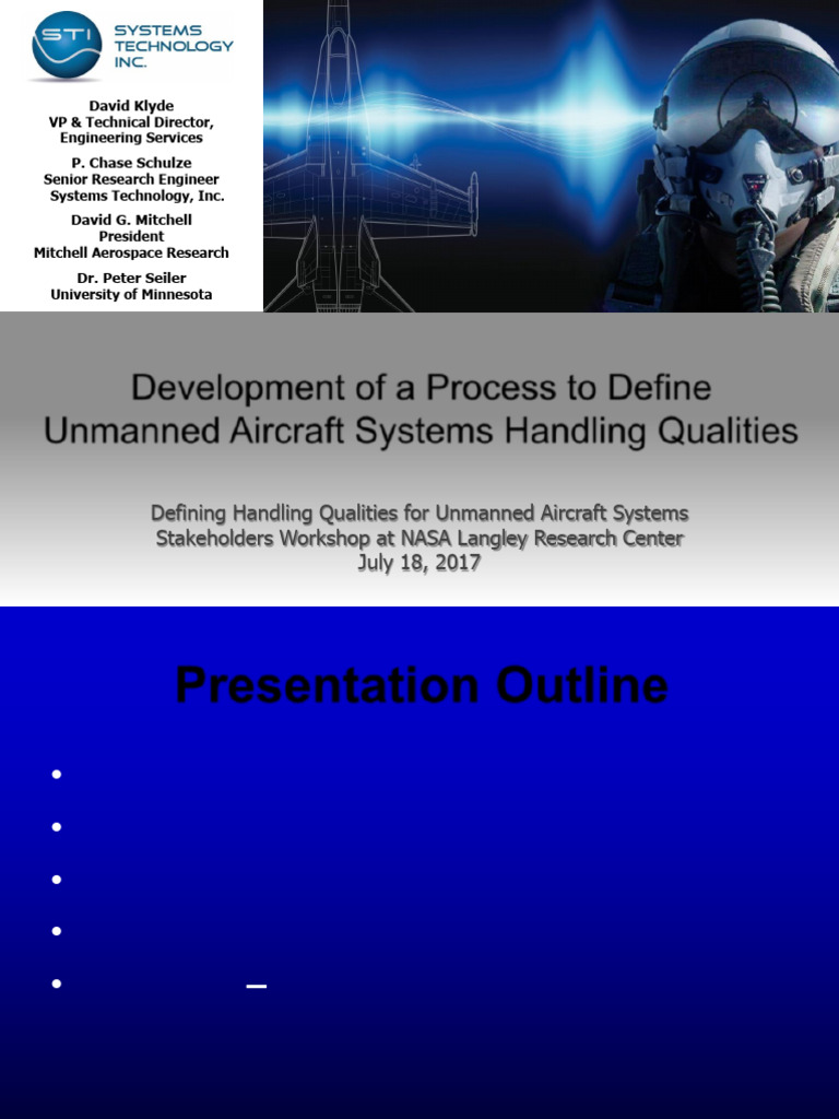 1.1-STI - Development of A Process To Define UAS HQ | PDF | Unmanned ...