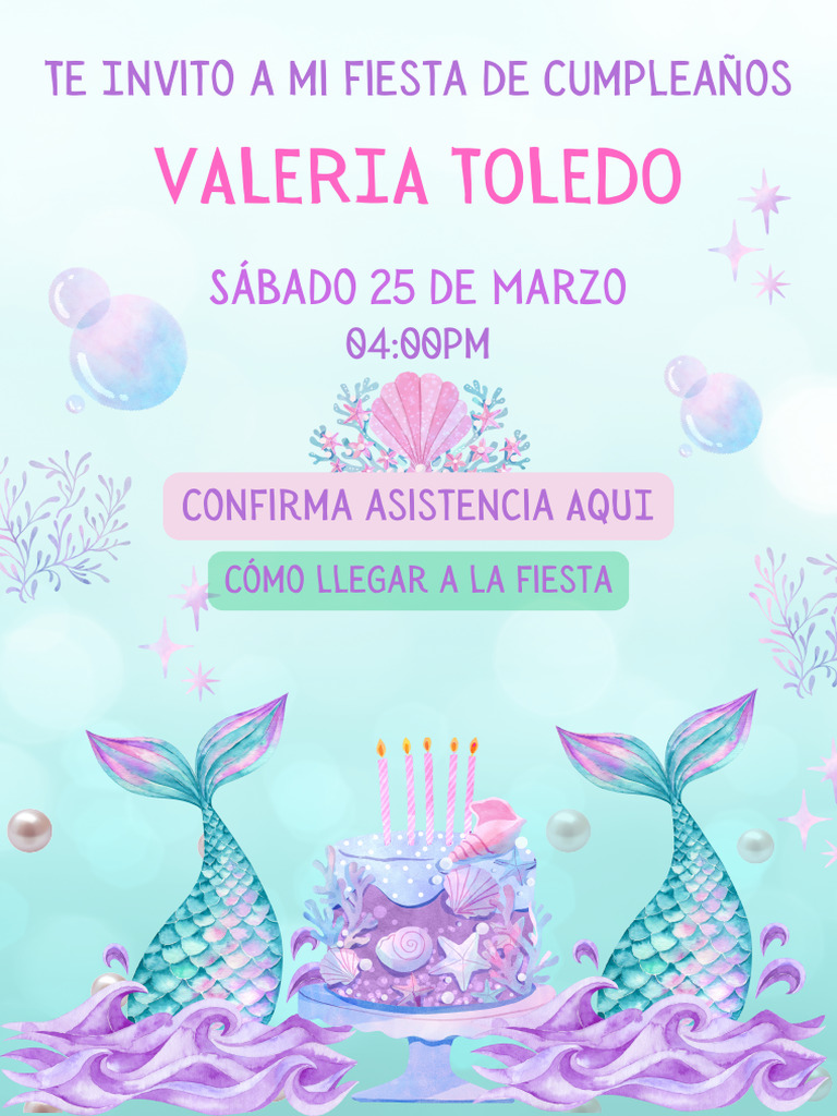 Te Invito a Mi Fiesta de Cumpleaños_20241115_082232_0000 | PDF