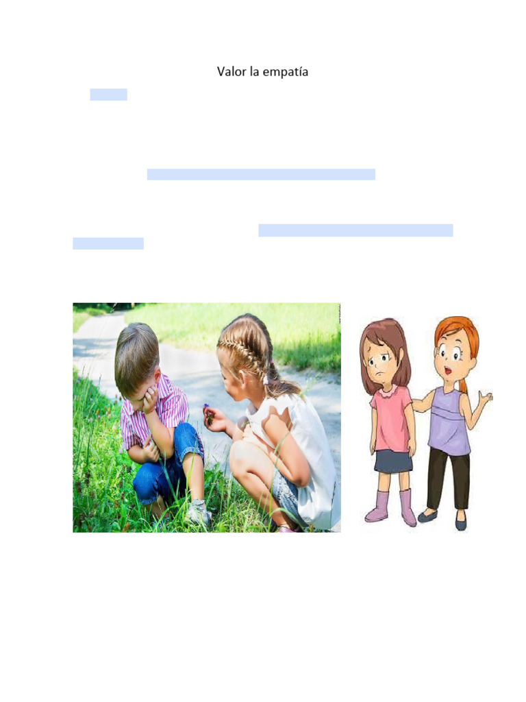 Importancia de la empatía en la educación | PDF