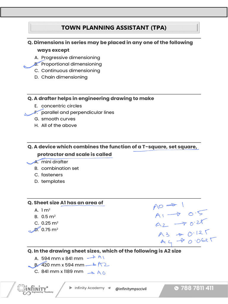 Engineering Graphics Concepts and Questions | PDF | Ellipse | Circle