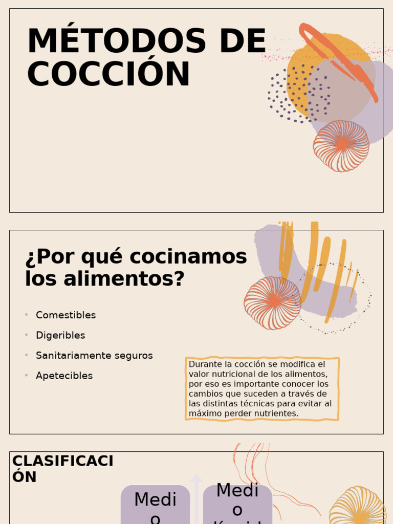 Métodos de Cocción y su Impacto Nutricional | PDF | Cocinando | Alimentos