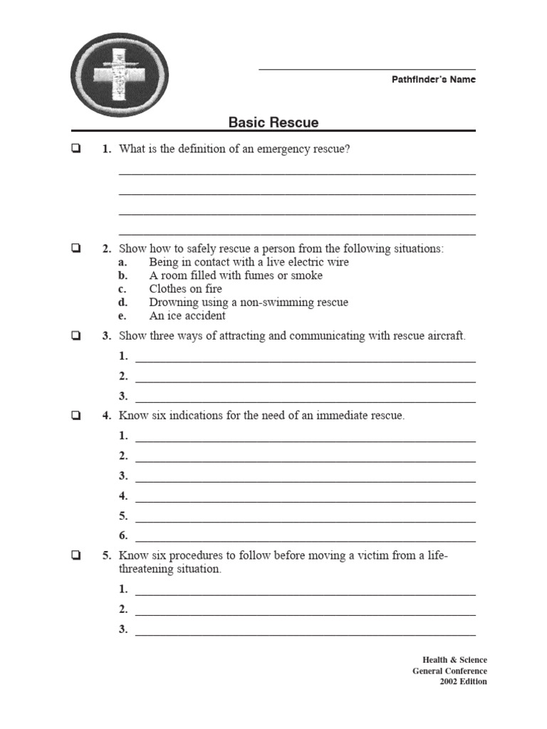 Basic Water Safety Rescue Guide | PDF