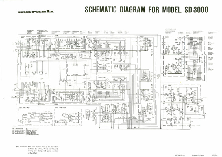 Marantz+SD 3000+schematics | PDF