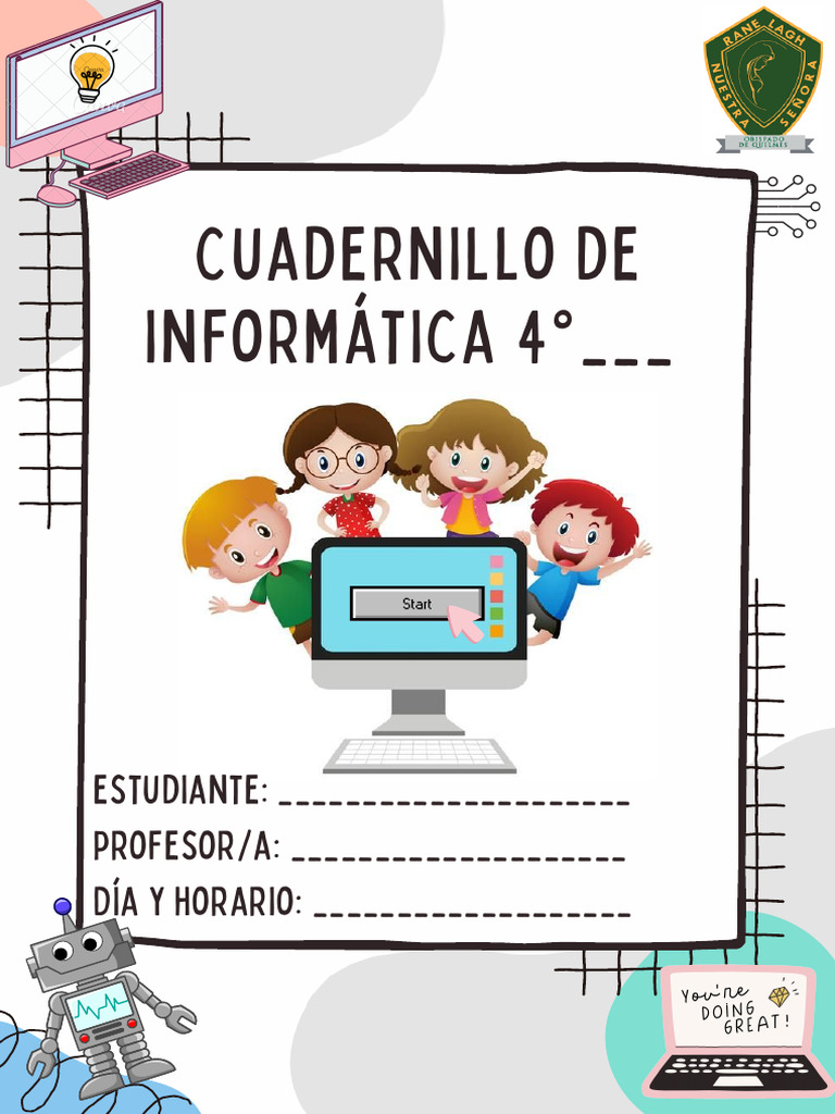 Cuadernillo de Informática para 4° Grado | PDF | Periférico | Virus de ...