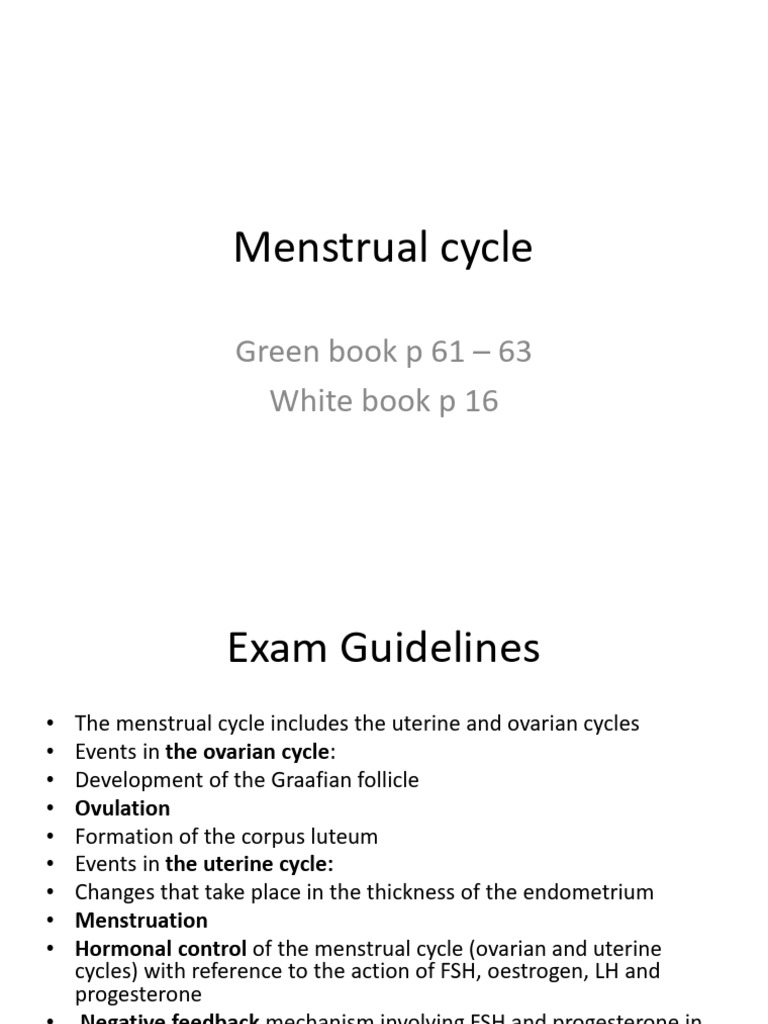 4 Menstrual Cycle and Female Hormones | PDF | Menstrual Cycle | Ovary