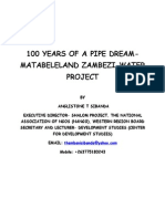 100 Years of a Pipe Dream- Matabeleland Water Projects and Water Politics in Zimbabwe