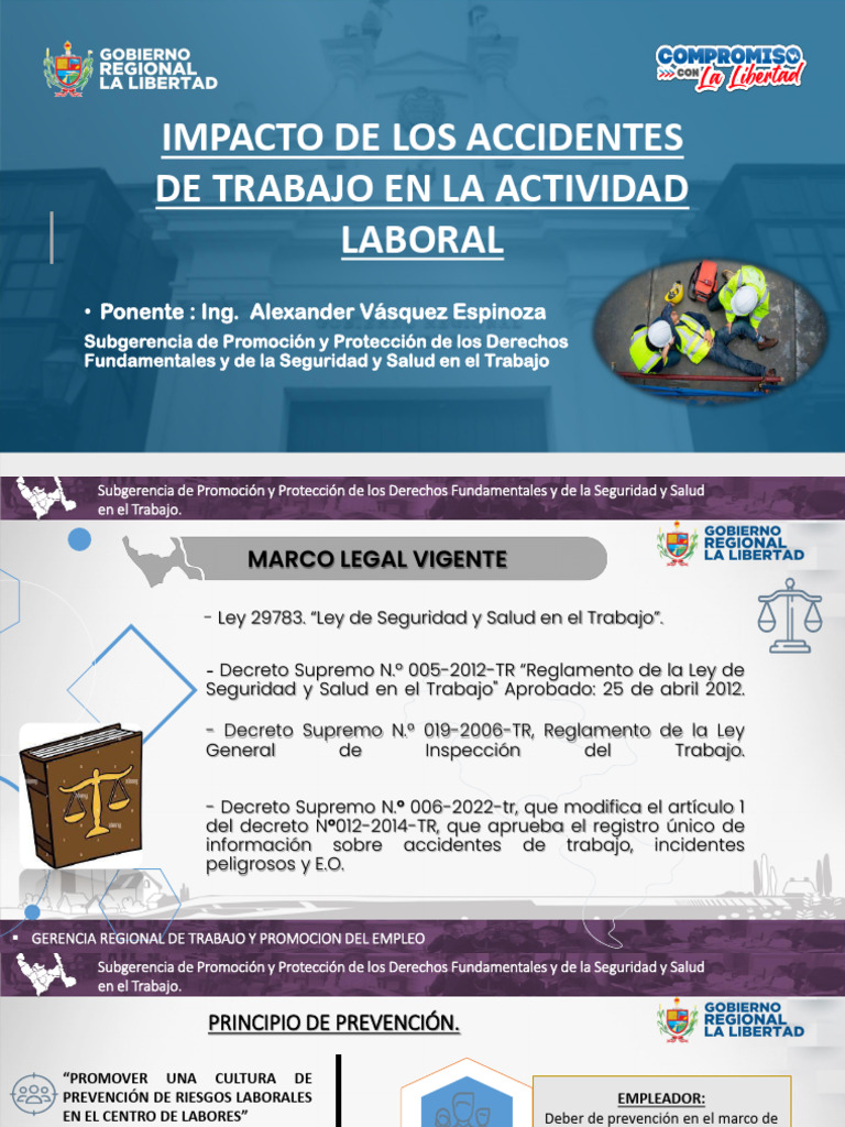 Impacto de Accidentes Laborales en Empresas | PDF | Seguridad y salud ...