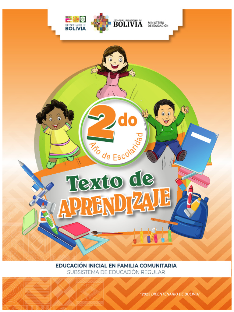 Texto de Aprendizaje Inicial 2025 | PDF | Educación de la primera ...