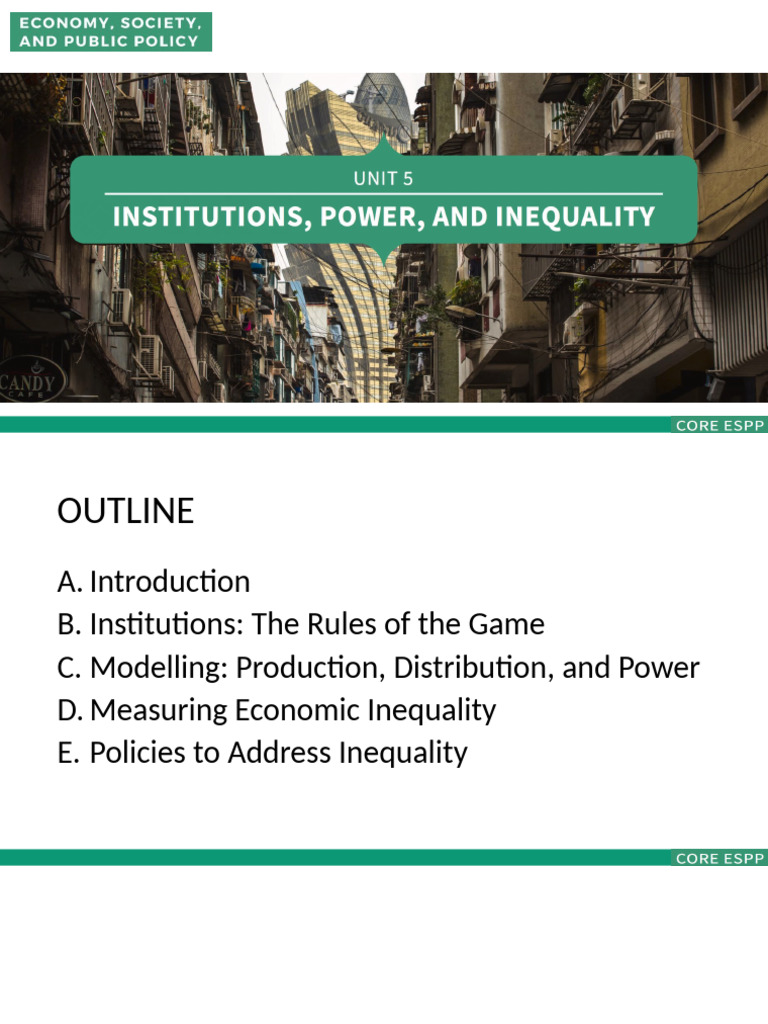 Institutions and Economic Inequality Analysis | PDF | Gini Coefficient ...
