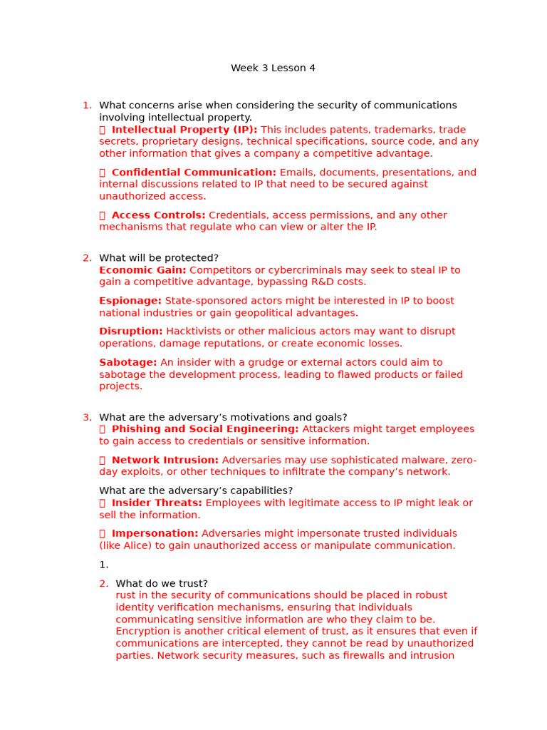 Week 3 Lesson 4 Pdf Security Computer Security