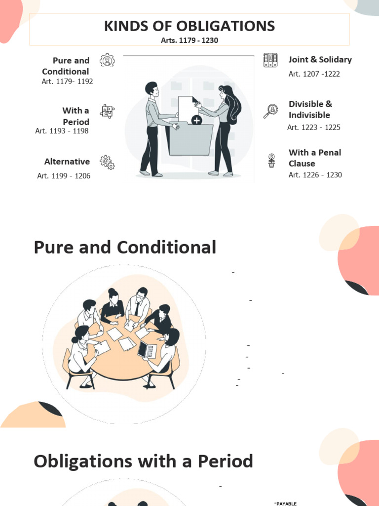 Types of Obligations Explained | PDF | Debt | Payments