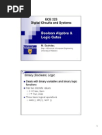 ECE 223 Boolean Algebra