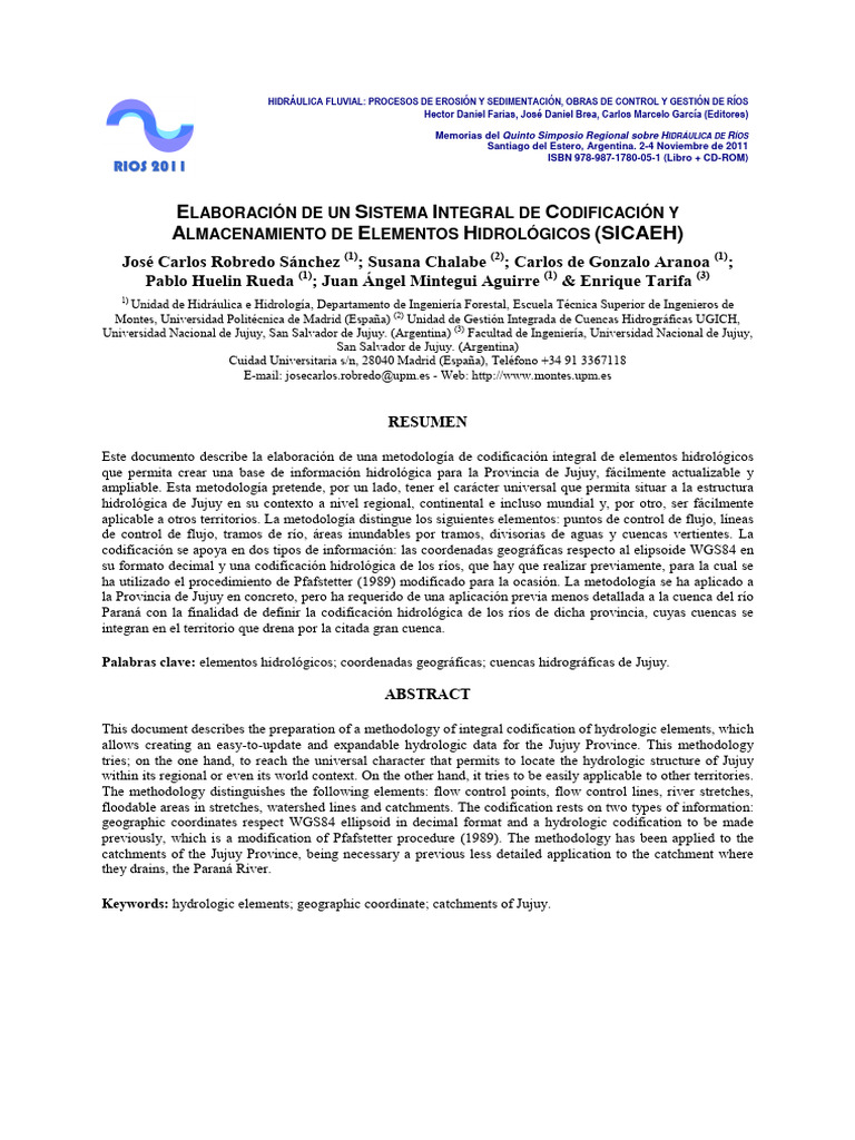TC D11 Robredo Et Al Sistema Integral Codificacion Almacenamiento ...