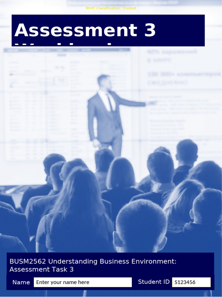 BUSM2562 Assesment+Task+3 Workbook+v7 | PDF | Economics | Economies