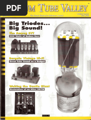 Vacuum Tube Valley Issue 09 | PDF | Vacuum Tube | Amplifier