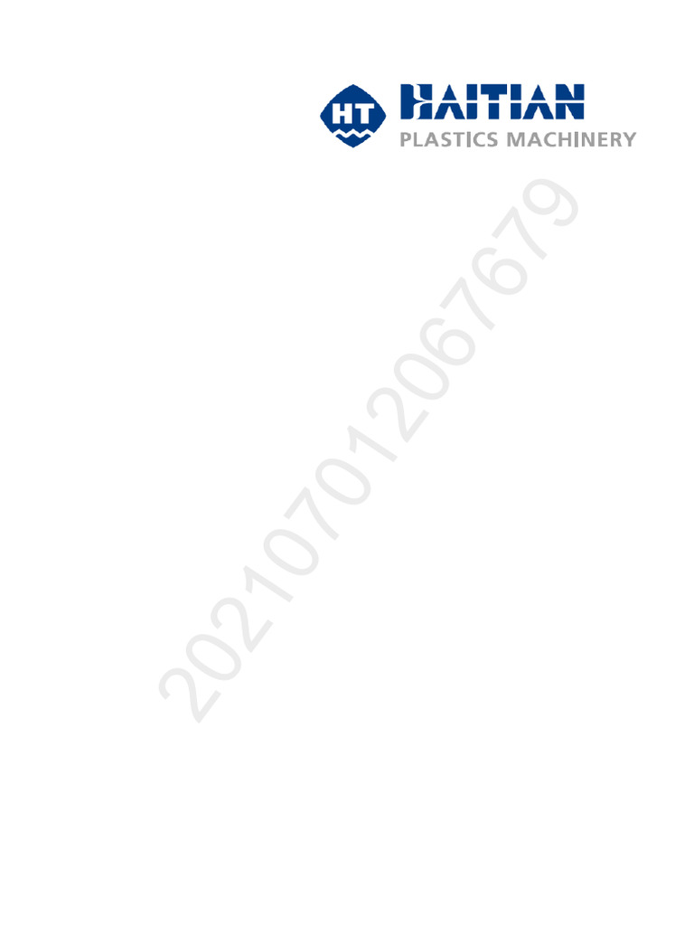 MA1200III Injection Molding Manual | PDF