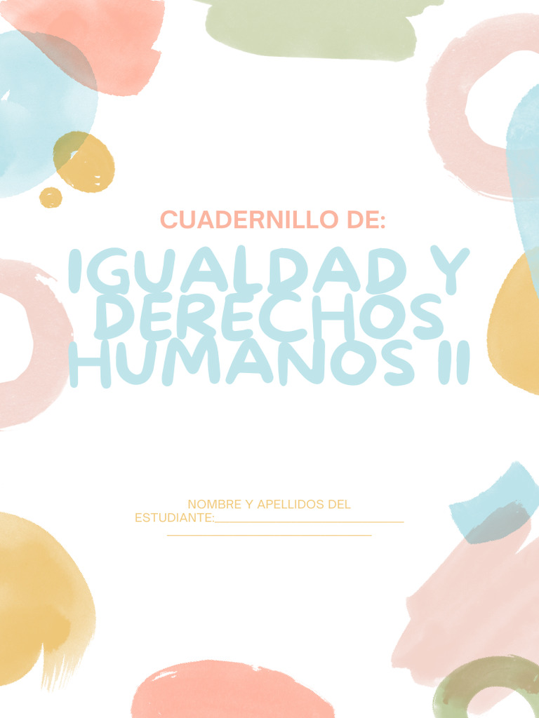 Igualdad y Derechos Humanos | PDF | Escuelas | Pueblos mayas