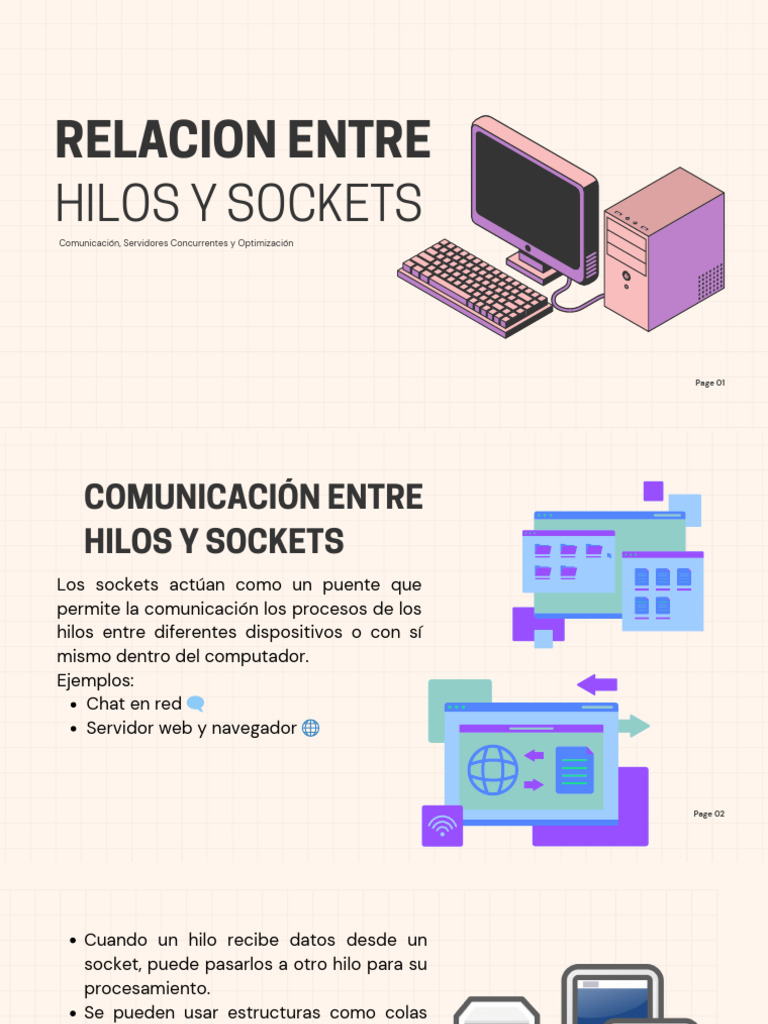 Relaciones Entre Hilo Sockets | PDF
