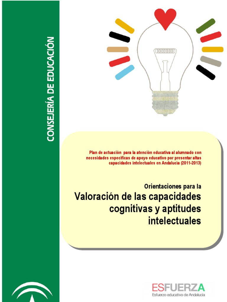 VALORACIÓN DEL ALUMNADO CON ALTAS CAPACIDADES Capacidad intelectual superior Creatividad