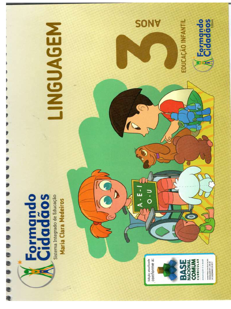 Livro Formando Cidadãos LINGUAGEM 3 ANOS | PDF