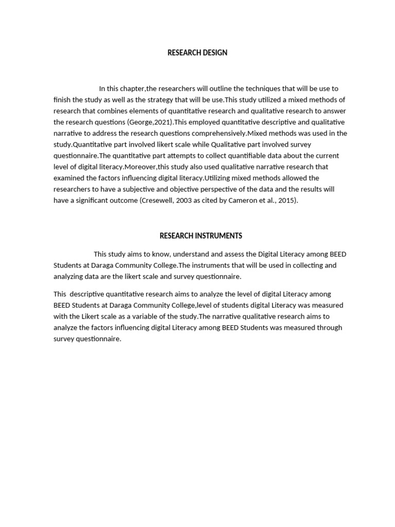 RESEARCH DESIGN WPS Office | PDF