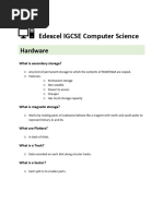 Secondary Storage - IGCSE Computer Science Revision Notes | PDF ...