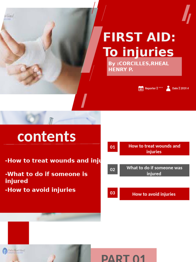 First Aid: Treating and Preventing Injuries | PDF | Clinical Medicine ...