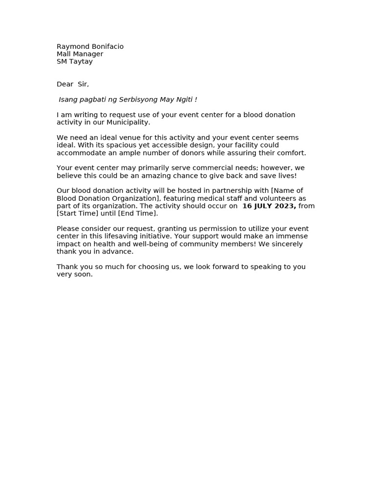 SM letter | PDF
