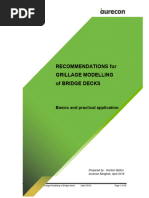 Grillage Analysis for Bridge Decks | PDF | Beam (Structure) | Bending