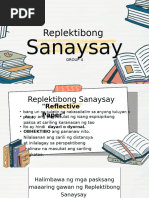Replektibong Sanaysay | PDF