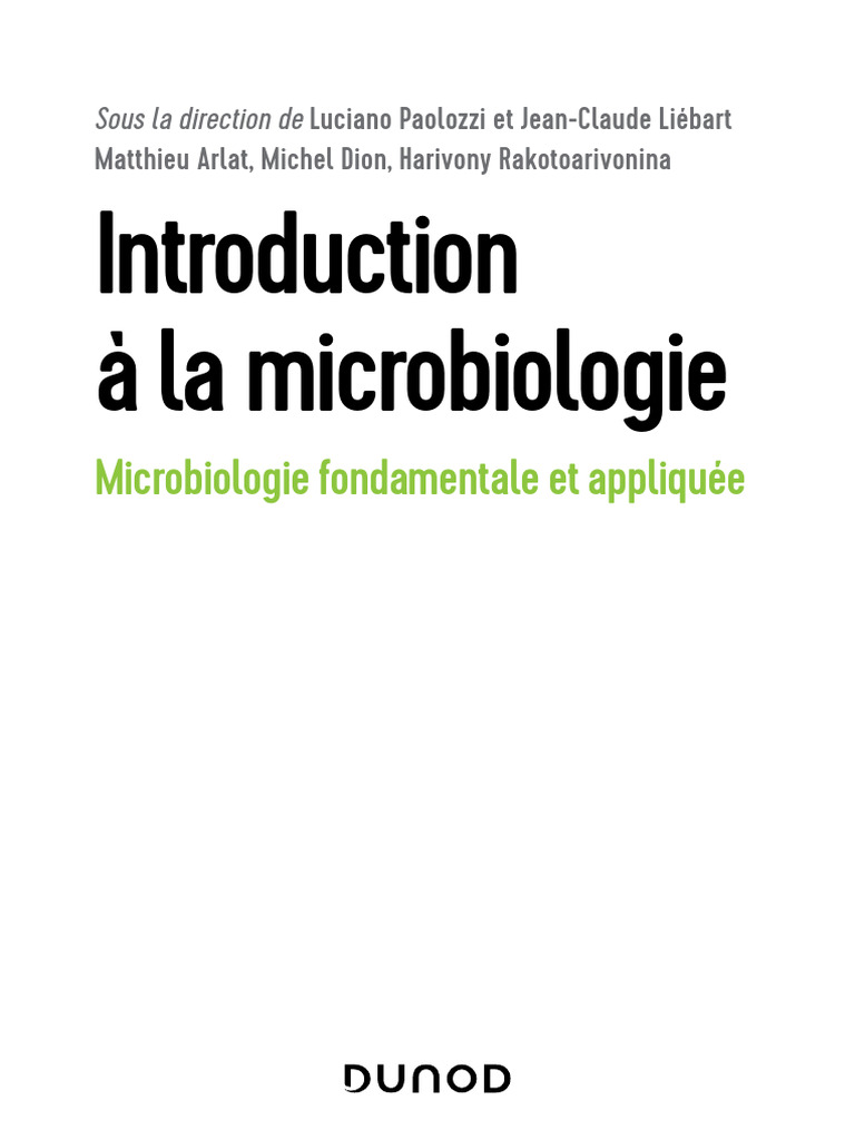 Introduction à la microbiologie | PDF | Micro-organisme | Prokaryota