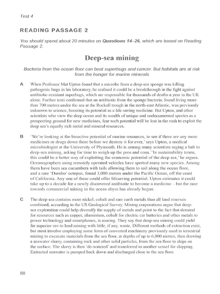 Deep Sea Mining | PDF