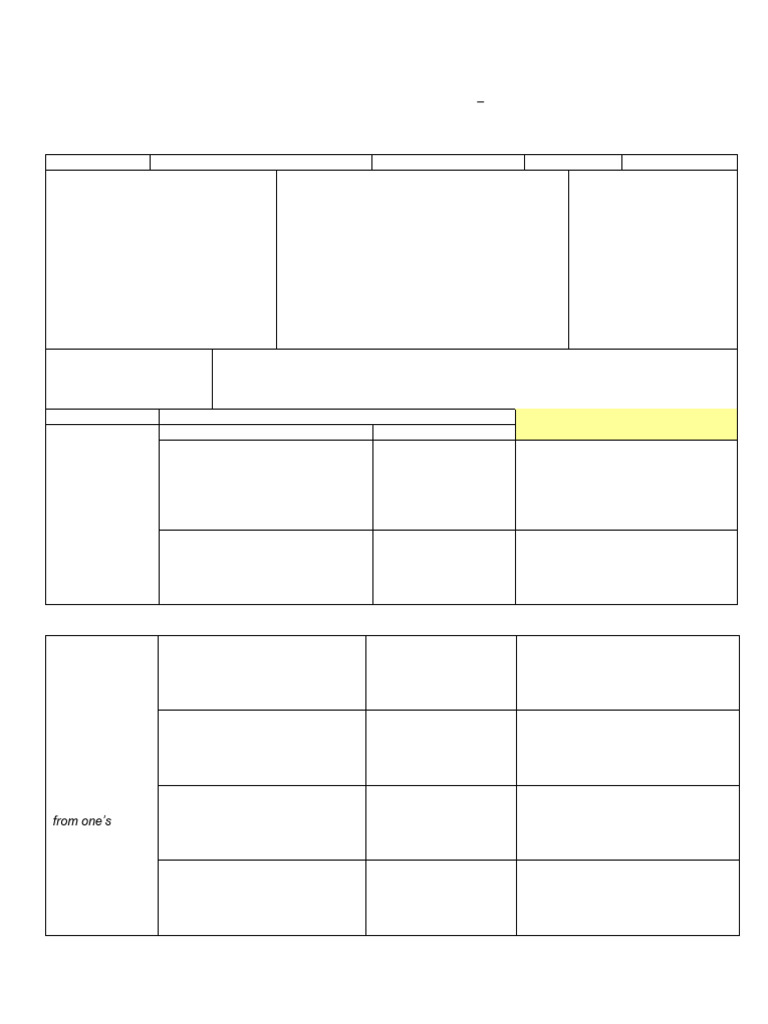 Grade 9 Arts Lesson Plan: Western Classical Techniques | PDF ...