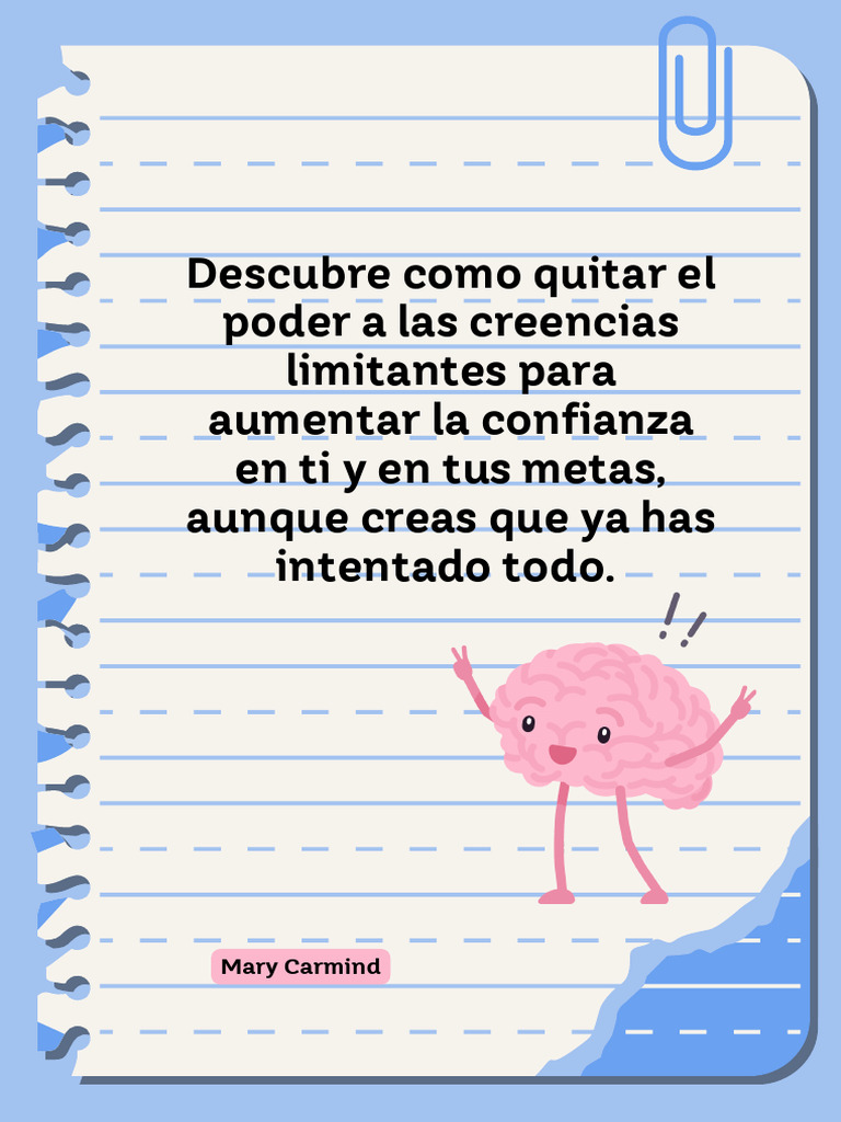 Descubre Como Quitar El Poder A Las Creencias Limitantes para Aumentar ...