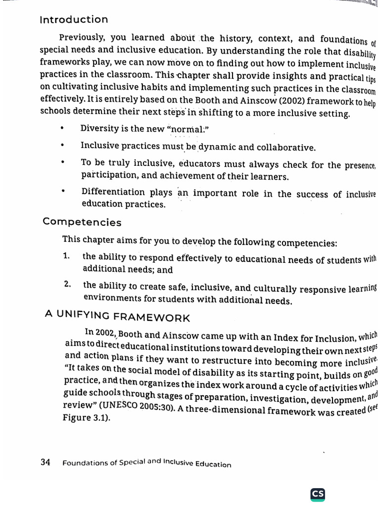 Foundations of Inclusive and Special Education. Midterm. 1 | PDF