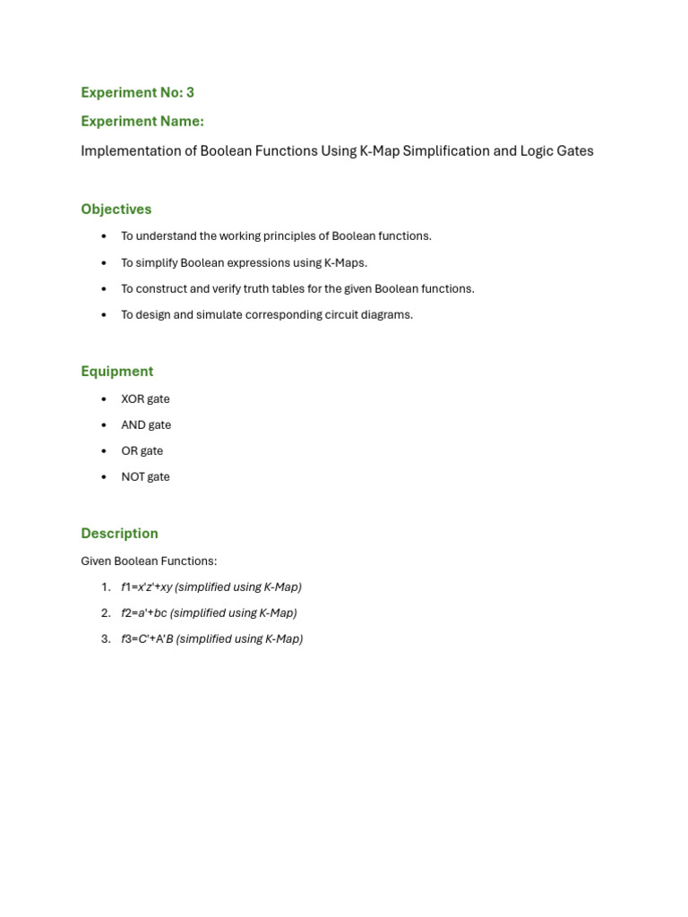 Experiment No - 3 | PDF