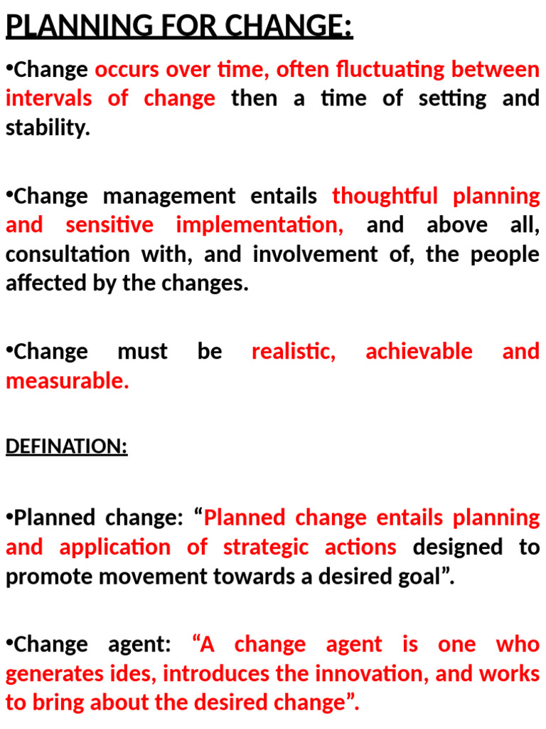 Change Management Strategies in Nursing | PDF | Innovation | Rationality