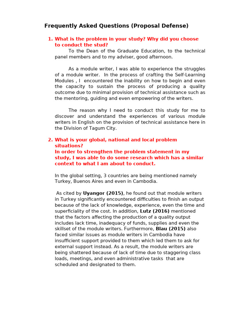Module Writers' Technical Assistance Challenges | PDF | Behavioural ...