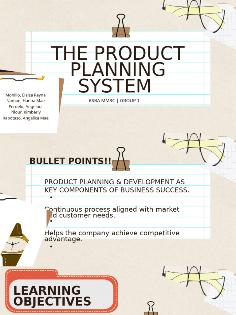 Product Planning for Business Success | PDF | Economies | Business