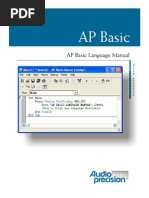 AP Basic Language Manual