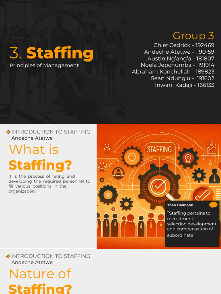 Staffing Process in Management Explained | PDF | Business Economics ...