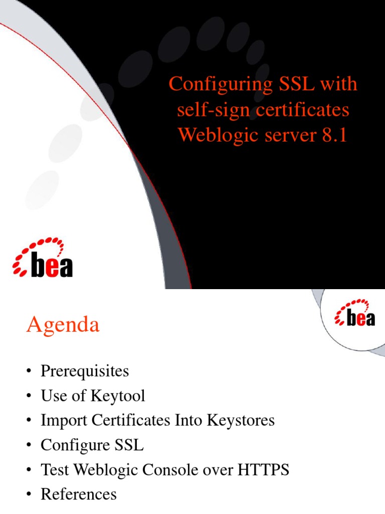 Configuring SSL With Self-Signed Certificates | PDF | Public Key ...