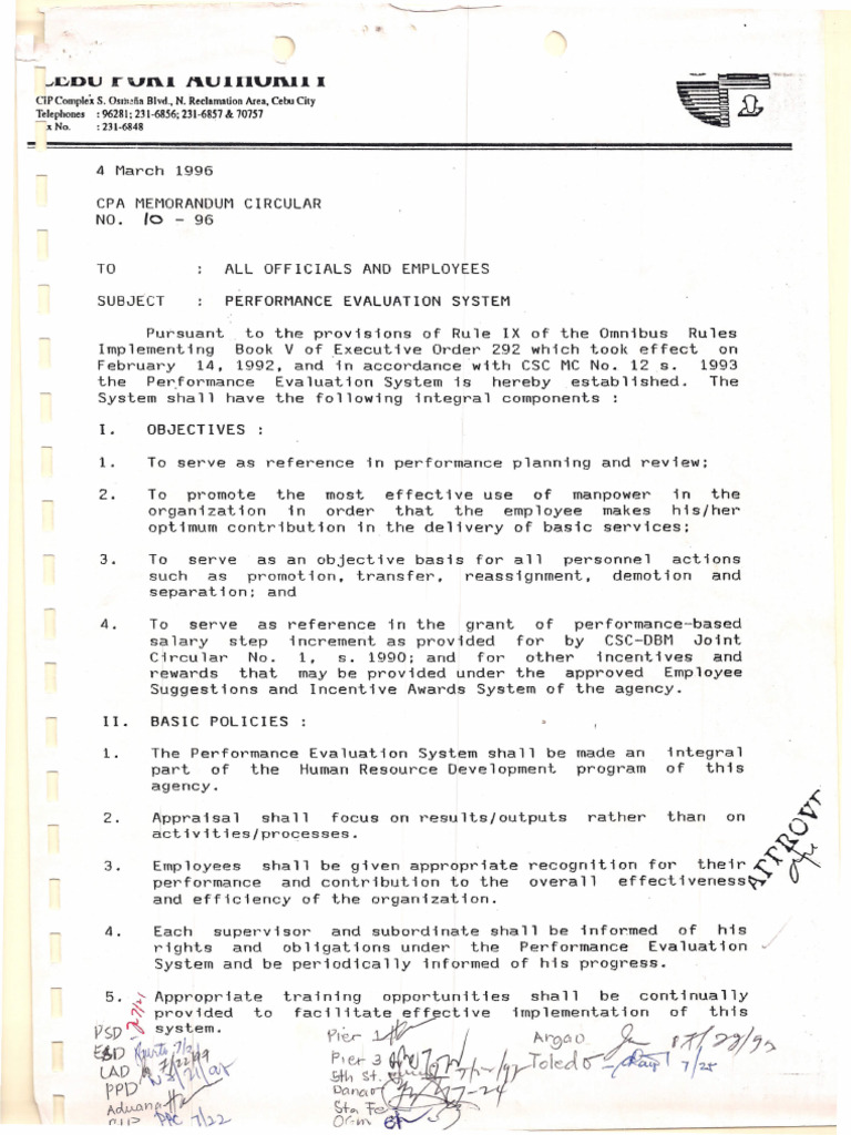 Performance Evaluation System Guide | PDF | Performance Appraisal ...