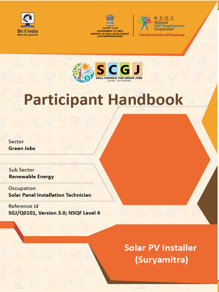 Solar PV Installer Training Handbook | PDF | Voltage | Photovoltaics