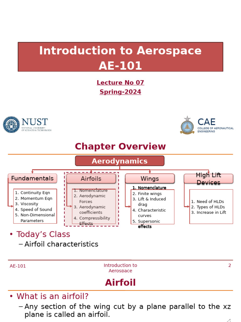 Airfoil Characteristics and Aerodynamics | PDF | Lift (Force) | Airfoil