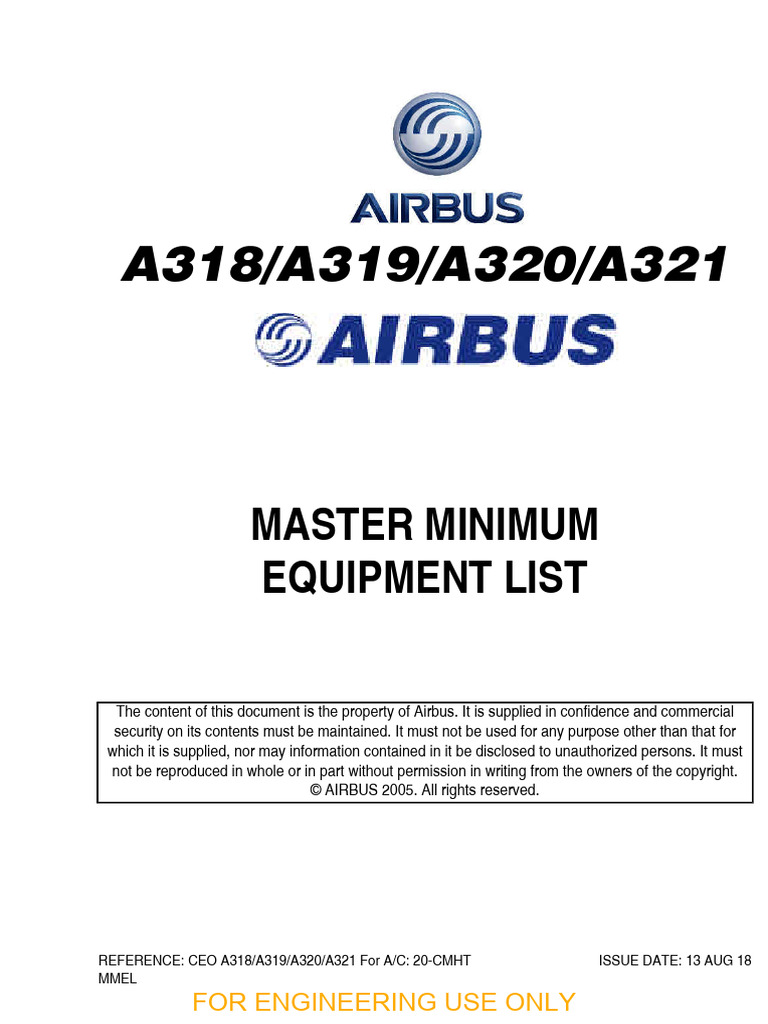 M E L | PDF | Aircraft Flight Control System | Cockpit