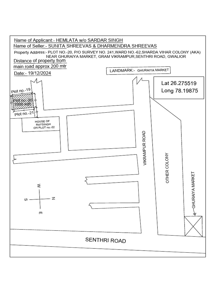 Property Listing: Plot No. 20, Gwalior | PDF